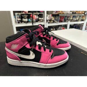 Nike Air Jordan 1 Mid 'Pinksicle' (GS) Size 5.5y/W7 - 555112-002